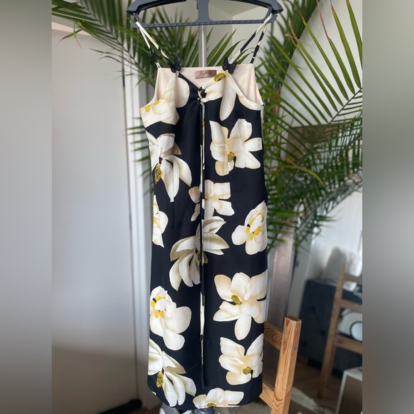 Joe and Joy Floral Print Midi Dress Size Small - Picture 2 of 8